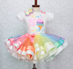 Load image into Gallery viewer, Three sweet tutu set-Three sweet outfit-Three sweet dress-Three is so sweet tutu set
