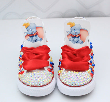 Dumbo shoes- Dumbo bling Converse-Girls Dumbo Shoes-Dumbo Converse