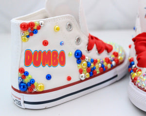 Dumbo shoes- Dumbo bling Converse-Girls Dumbo Shoes-Dumbo Converse