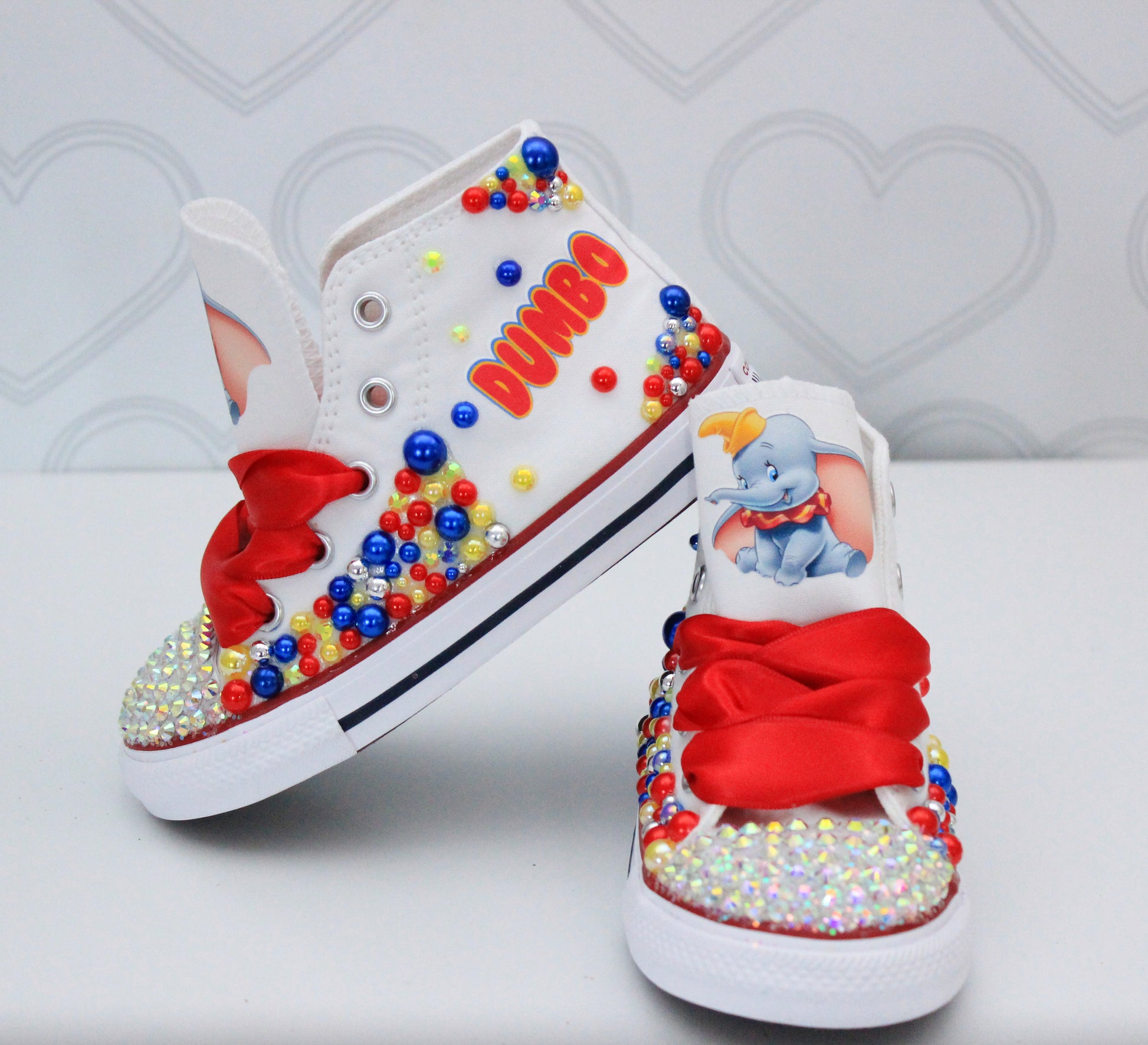 Dumbo shoes- Dumbo bling Converse-Girls Dumbo Shoes-Dumbo Converse