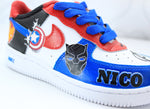 Load image into Gallery viewer, Avengers shoes- Avengers air force 1&#39;s -Boys af1&#39;s Shoes-Custom air force 1&#39;s- Toddler air force 1&#39;s
