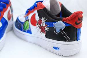 Avengers shoes- Avengers air force 1's -Boys af1's Shoes-Custom air fo – Toes Bows