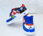 Load image into Gallery viewer, Avengers shoes- Avengers air force 1&#39;s -Boys af1&#39;s Shoes-Custom air force 1&#39;s- Toddler air force 1&#39;s
