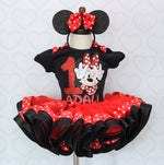 Load image into Gallery viewer, Mouse Tutu set- mouse outfit- mouse birthday outfit
