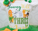 Load image into Gallery viewer, Young Wild &amp; Three tutu set-Young Wild &amp; Three outfit-Young Wild &amp; Three dress-Young Wild &amp; Three Birthday outfit
