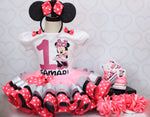 Load image into Gallery viewer, Minnie Mouse shoes- Minnie Mouse bling Converse-Girls Minnie Mouse Shoes- Minnie Mouse Converse
