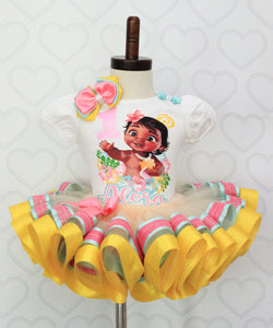 Moana tutu set-Moana outfit-Moana dress