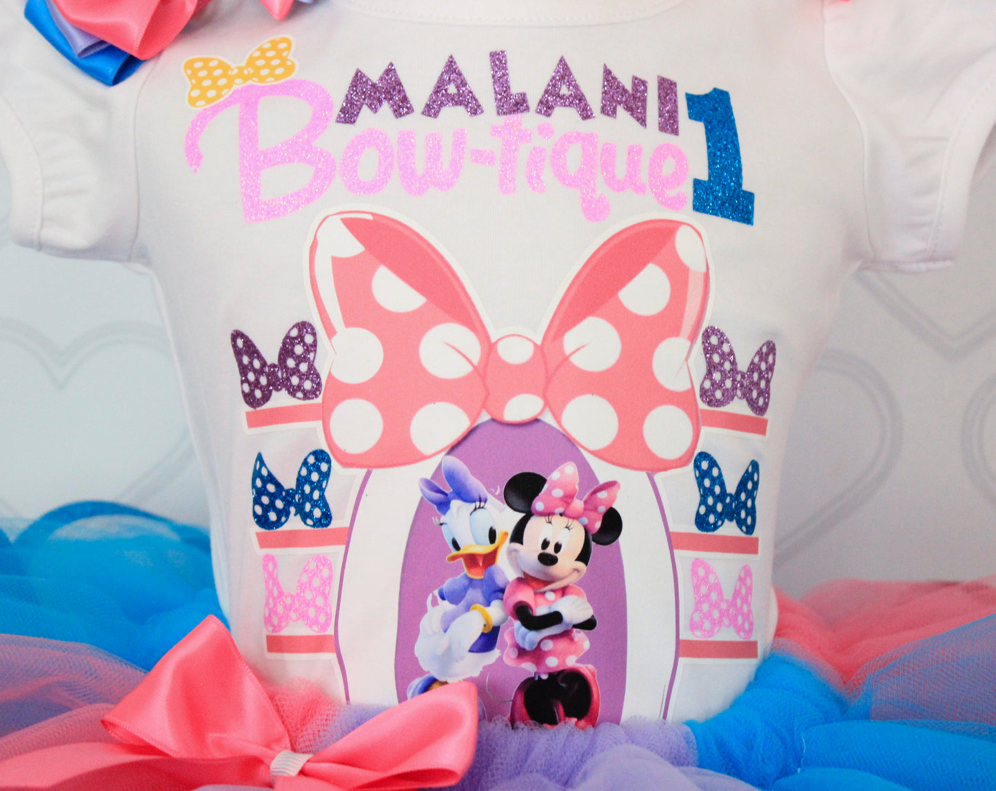 Minnie Bowtique Tutu set- Minnie Bowtique outfit- Minnie Bowtique birthday outfit-Minnie Bowtique-Minnie Bow toons