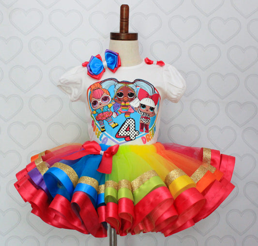 Lol surprise doll tutu set-lol surprise outfit- lol surprise dress-Lol surprise birthday-Lol doll
