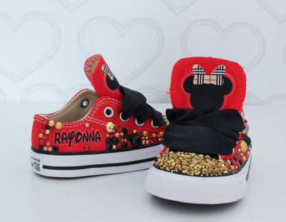 Minnie shoes- Minnie bling Converse- Minnie converse