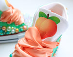 Load image into Gallery viewer, Peach shoes- Peach Converse-Girls Peach  Shoes-Peach  Converse-Sweet one converse- two sweet converse
