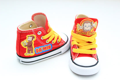 Curious George shoes- Curious George Converse-Boys Curious George Shoes