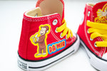 Load image into Gallery viewer, Curious George shoes- Curious George Converse-Boys Curious George Shoes
