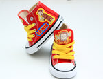 Load image into Gallery viewer, Curious George shoes- Curious George Converse-Boys Curious George Shoes
