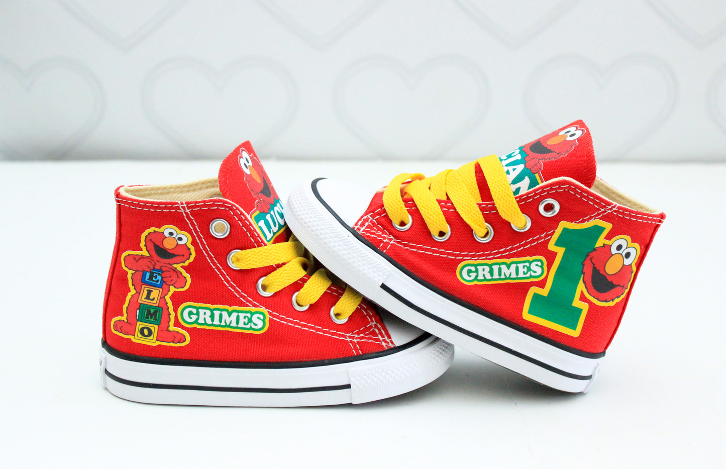Elmo shoes- Elmo Converse-Boys Elmo Shoes