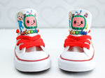Load image into Gallery viewer, Cocomelon shoes- Cocomelon Converse-Boys Cocomelon Shoes
