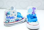 Load image into Gallery viewer, Mermaid shoes- Mermaid bling Converse-Girls Mermaid Shoes- Mermaid Converse
