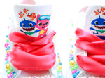 Load image into Gallery viewer, Baby shark shoes- Baby shark bling Converse-Girls Baby shark Shoes
