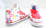 Load image into Gallery viewer, Troll shoes- Troll bling Converse-Girls Troll Shoes- Troll Converse
