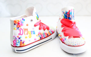 Troll shoes- Troll bling Converse-Girls Troll Shoes- Troll Converse