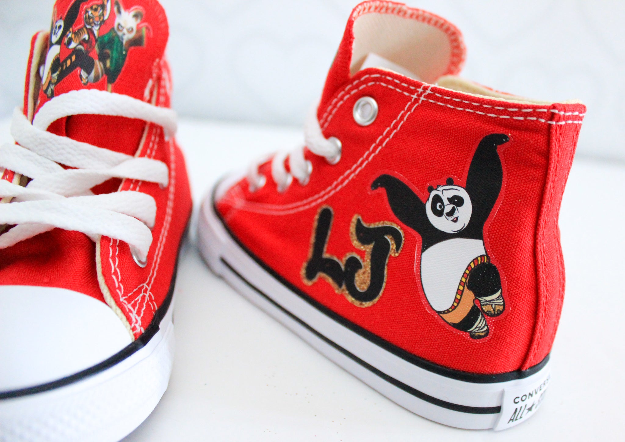 Kung Fu Panda shoes- Kung Fu Panda Converse-Boys Kung Fu Panda Shoes