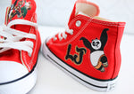 Load image into Gallery viewer, Kung Fu Panda shoes- Kung Fu Panda Converse-Boys Kung Fu Panda Shoes
