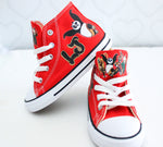 Load image into Gallery viewer, Kung Fu Panda shoes- Kung Fu Panda Converse-Boys Kung Fu Panda Shoes
