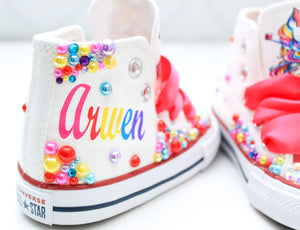 Unicorn shoes- Unicorn bling Converse-Girls Unicorn Shoes-Unicorn Converse