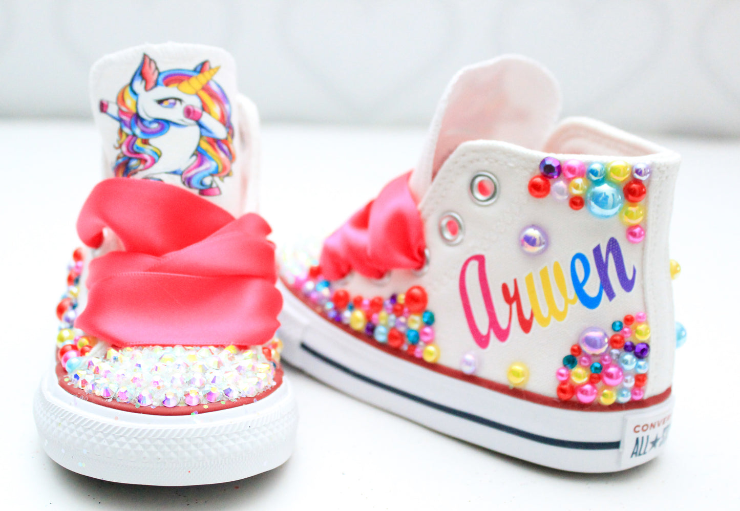 Unicorn shoes- Unicorn bling Converse-Girls Unicorn Shoes-Unicorn Converse