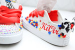 Load image into Gallery viewer, Jessie shoes- Jessie bling Converse-Girls Jessie Shoes- toy story converse
