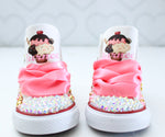 Load image into Gallery viewer, Ice cream shoes- Ice cream Converse-Girls Ice cream Shoes-Ice cream Converse-Sweet one converse- two sweet converse
