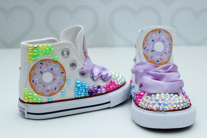 Donut shoes- Donut Converse-Girls Donut Shoes