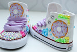 Load image into Gallery viewer, Donut shoes- Donut Converse-Girls Donut Shoes
