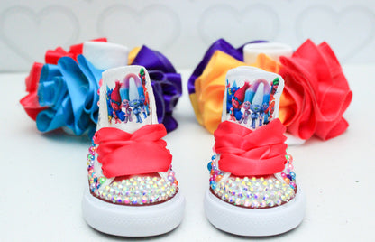 Troll shoes- Troll bling Converse-Girls Troll Shoes- Troll Converse