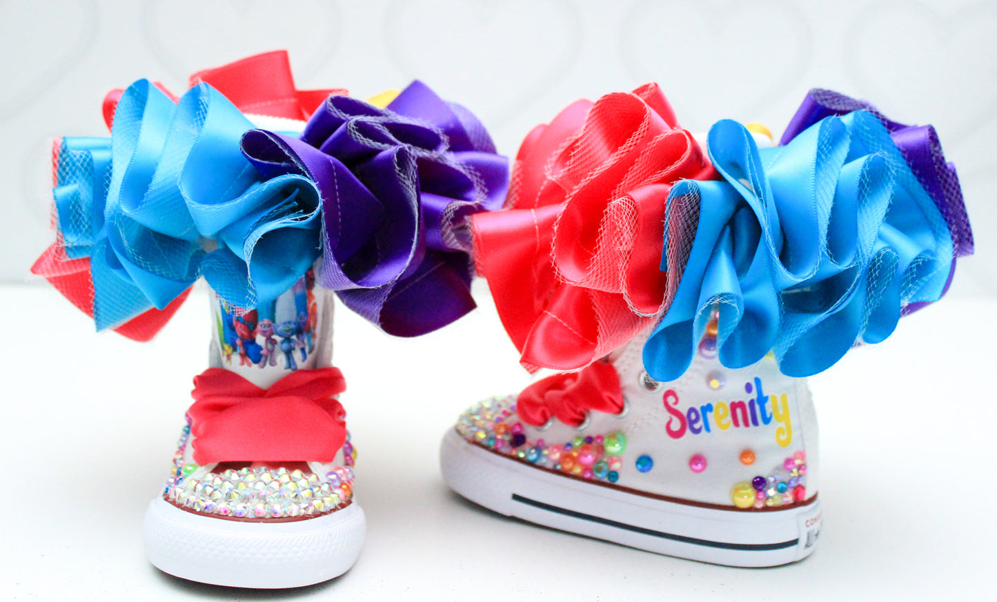 Troll shoes- Troll bling Converse-Girls Troll Shoes- Troll Converse