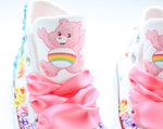 Load image into Gallery viewer, Care Bear shoes- Care Bear bling Converse-Girls Care Bear Shoes-Care Bear Converse
