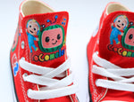 Load image into Gallery viewer, Cocomelon shoes- Cocomelon Converse-Boys Cocomelon Shoes
