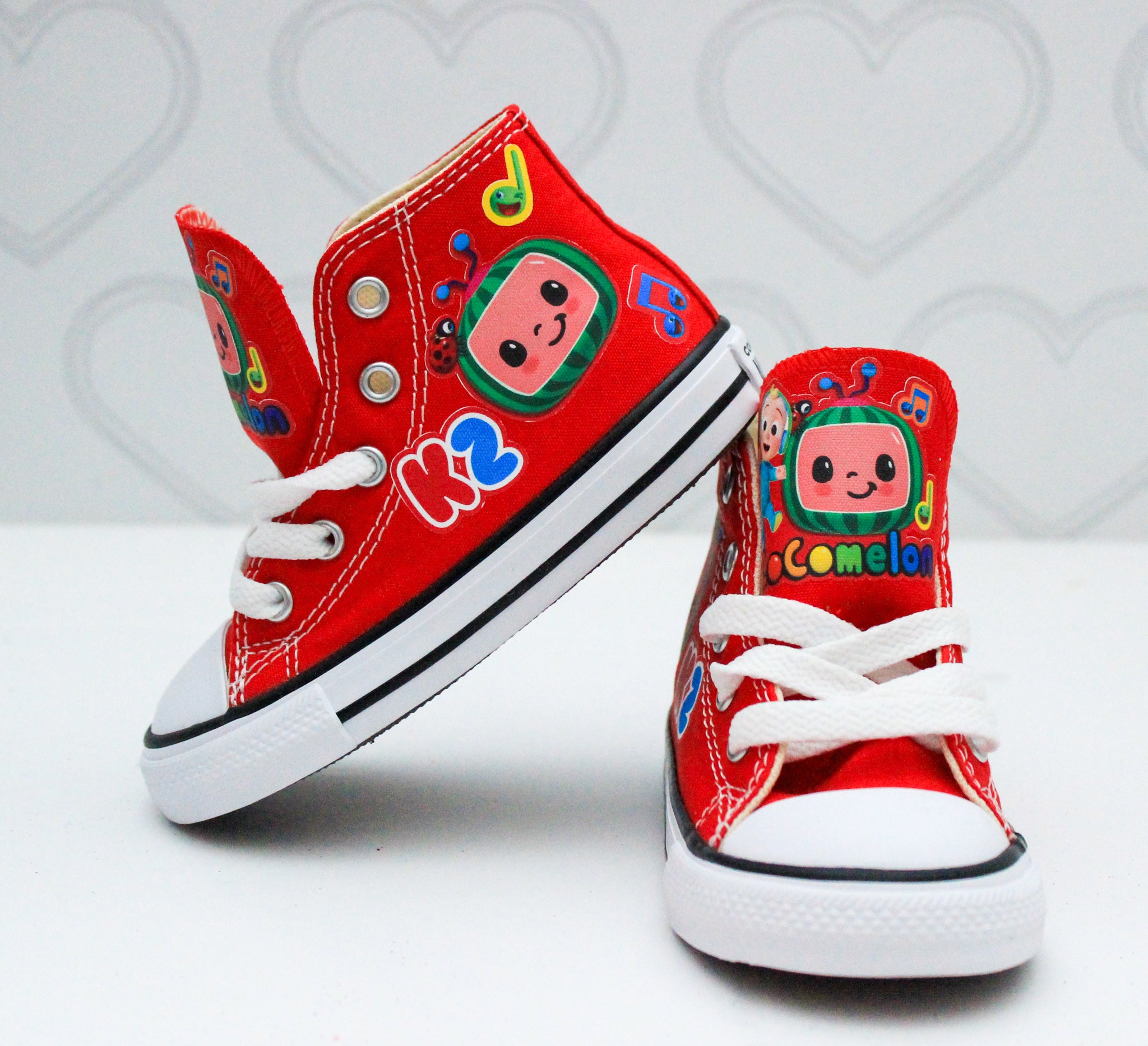 Genuine custom popular converse, cocomelon sneakers, Cocomelon Shoes, Converse Sneakers, Personalized Name, Free shipping, Low Top