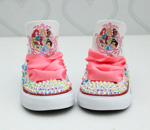 Princess shoes- Princess bling Converse-Girls Princess Shoes-Princess Converse