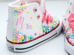 Load image into Gallery viewer, Princess shoes- Princess bling Converse-Girls Princess Shoes-Princess Converse
