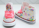 Load image into Gallery viewer, Princess shoes- Princess bling Converse-Girls Princess Shoes-Princess Converse
