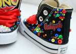 Load image into Gallery viewer, Uno shoes- Uno bling Converse-Girls Uno Shoes-Uno Converse
