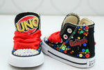 Load image into Gallery viewer, Uno shoes- Uno bling Converse-Girls Uno Shoes-Uno Converse
