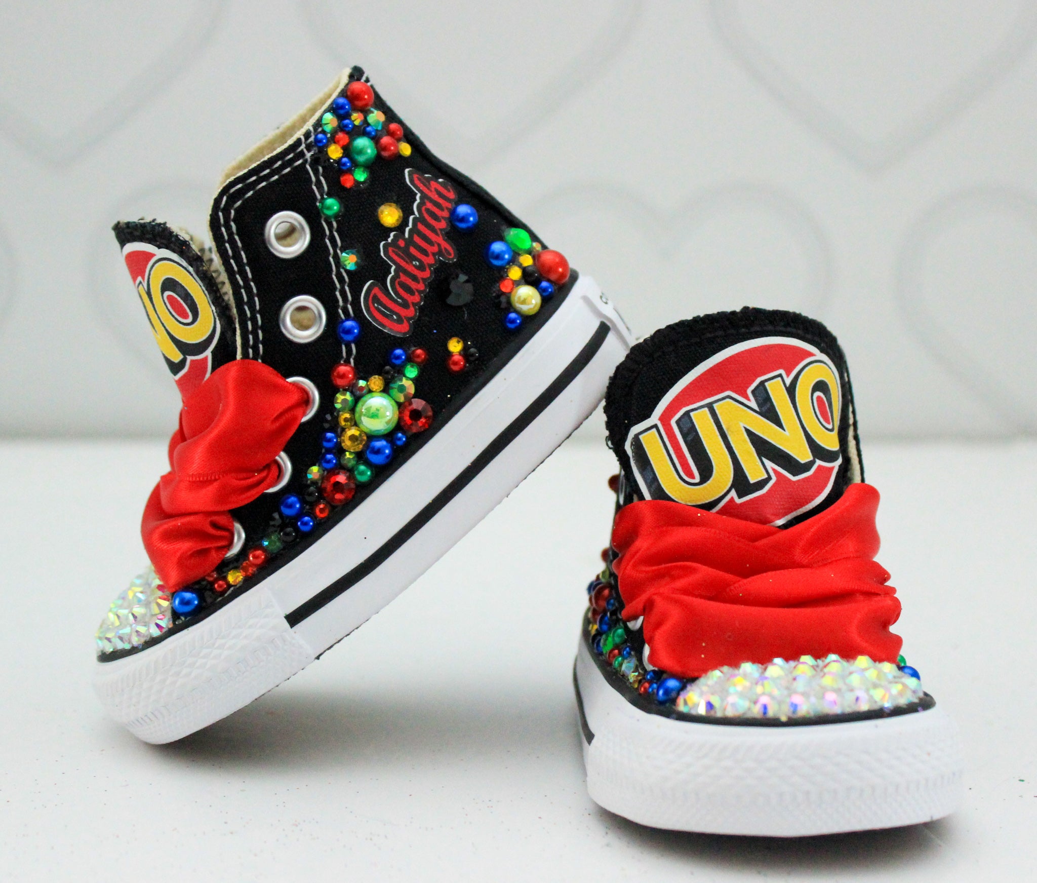 Uno shoes- Uno bling Converse-Girls Uno Shoes-Uno Converse