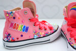 Load image into Gallery viewer, Jojo Siwa shoes-Jojo Siwa bling Converse-Girls Jojo Siwa Shoes-Jojo Siwa Converse
