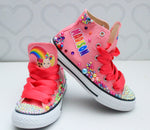 Load image into Gallery viewer, Jojo Siwa shoes-Jojo Siwa bling Converse-Girls Jojo Siwa Shoes-Jojo Siwa Converse
