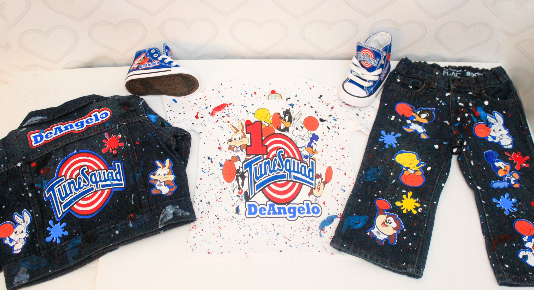 Looney Tunes Boys' 3-Piece Space Jam Shorts Set Outfit