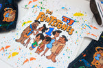 Load image into Gallery viewer, The Flintstones boys outfit -The Flintstones Denim Set-Boys The Flintstones denim set- The Flintstones Birthday outfit
