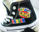Load image into Gallery viewer, Uno shoes- Uno Converse-Boys Uno Shoes
