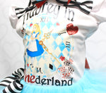 Load image into Gallery viewer, Alice In Wonderland tutu set-Alice In Wonderland outfit-Alice In Wonderland dress-Onederland tutu set
